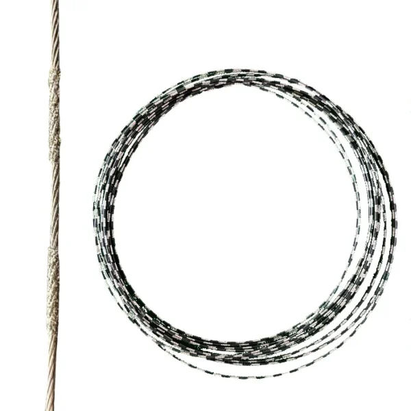 sectional diamond wire loop